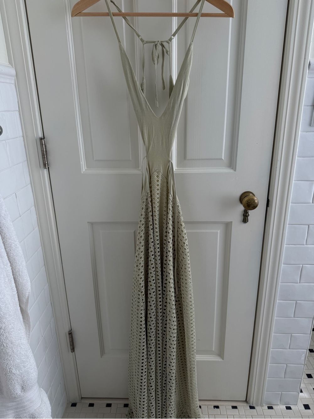 Peppermayo Sage Green Cutout Enchanted Melodies Maxi Dress 2 - Picture 5 of 8